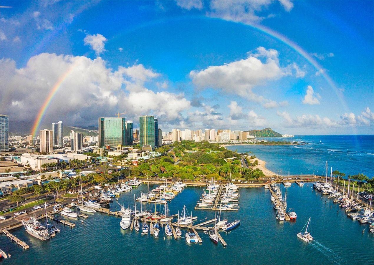Ilikai Tower 1918 Lagoon View 1Br Honolulu Bagian luar foto
